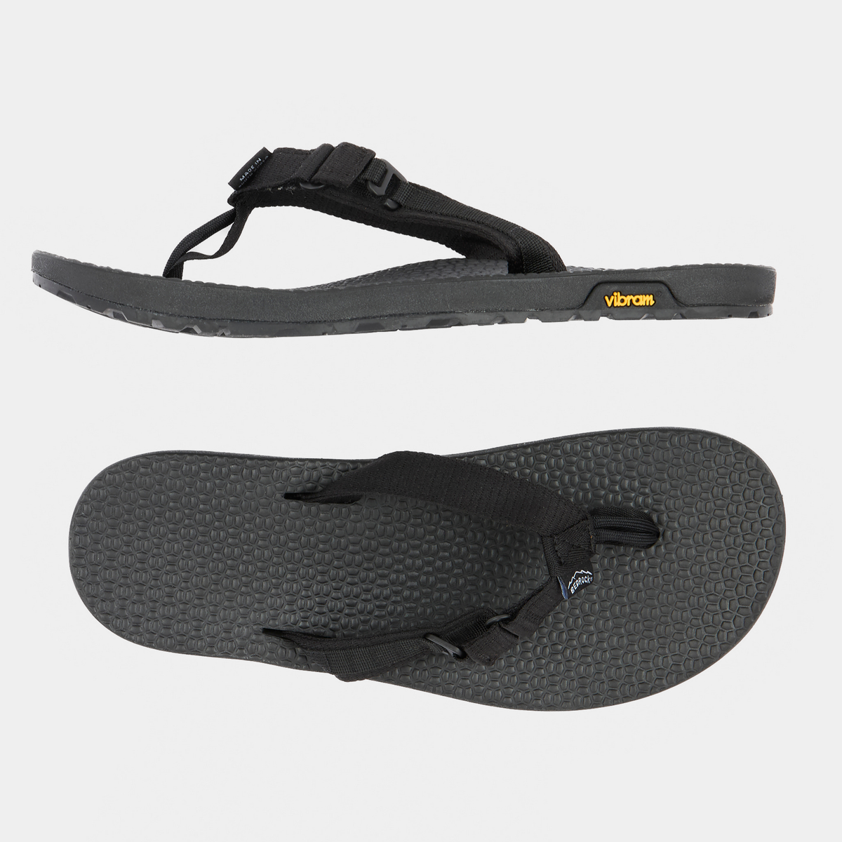 Rockhound Sandals (Black) – Bedrock Footwear